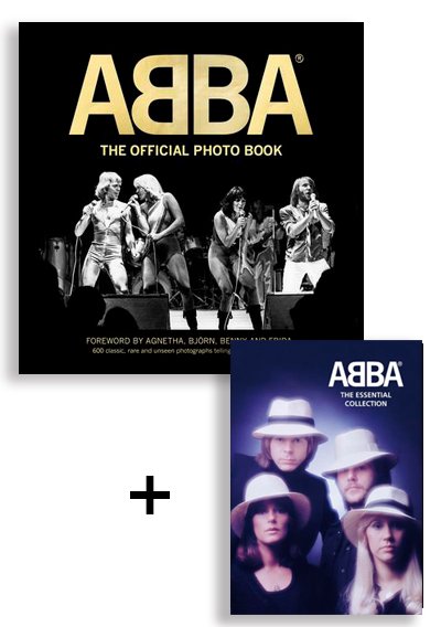 Cover for ABBA · Official Photo Book + The Essential Collection (Longbox) (CD/DVD/BOK) (2019)