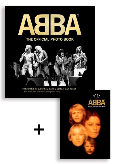 Cover for ABBA · Official Photo Book + Thank You for the Music (Longbox) (CD/BOK) (2019)