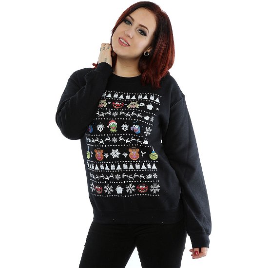 Disney Ladies Sweatshirt: Muppets Christmas Heads - Disney - Merchandise - Absolute Cult - 9950670736000 - 
