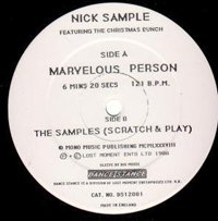 Cover for Nick Sample · Marvelous Person (7&quot;) (2012)