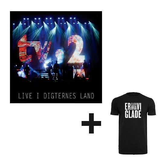 Cover for Tv-2 · Live I Digternes Land + T-shirt (BOG/TEE) [size XXL] (2019)
