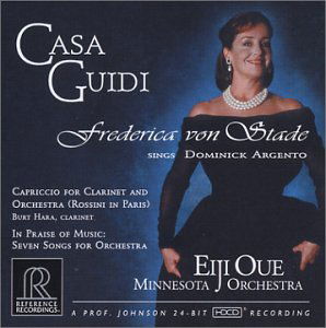 Cover for Frederica Von Stade · Sings Argento (CD) (2013)