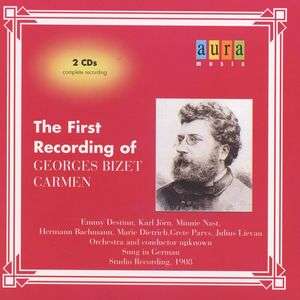 Cover for Carmen/1908/gesamt / Deutsch · Various Artists (CD)