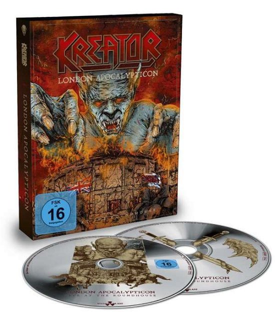 Cover for Kreator · London Apocalypticon - Live at (Blu-ray/CD) (2021)