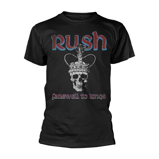 Cover for Rush · Farewell to Kings (T-shirt) [size L] [Black edition] (2020)