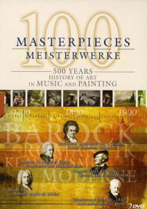 Cover for 500 Years Of Music+Painting · 100 Masterpieces (DVD) (2012)