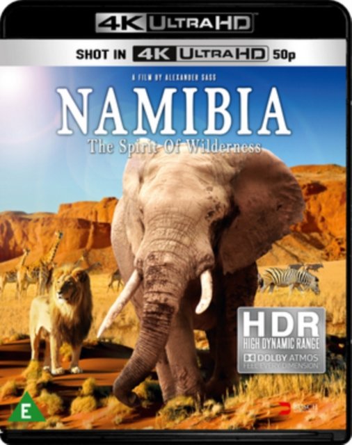 Cover for Namibia  the Spirit of Wilderness · Namibia - The Spirit Of Wilderness (4K UHD Blu-ray) (2017)