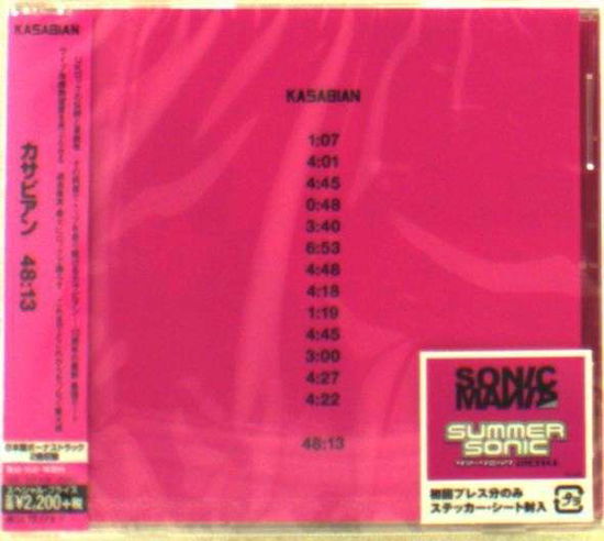 48:13 - Kasabian - Musiikki - SONY MUSIC - 4547366217001 - keskiviikko 18. kesäkuuta 2014