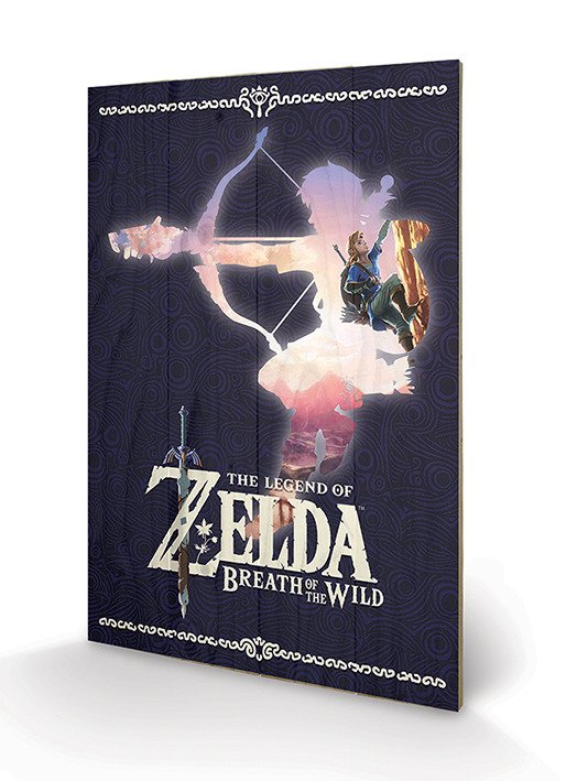 Nintendo The Legend of Zelda: Breath Of The Wild  40x60cm Wood print - Pyramid - Merchandise -  - 5051265940001 - 7. februar 2019