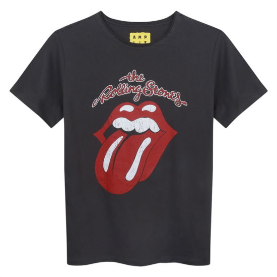 Rolling Stones - Vintage Tongue Amplified Vintage Charcoal Kids T-Shirt 11/12 Years - The Rolling Stones - Mercancía - AMPLIFIED - 5054488841001 - 1 de diciembre de 2023