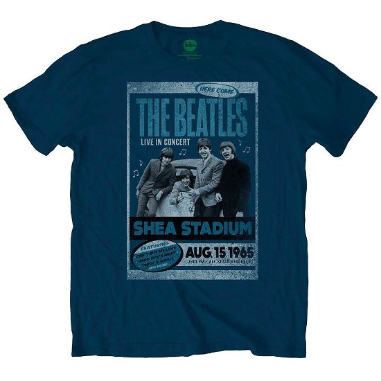 The Beatles Unisex T-Shirt: Shea Stadium 1965 - The Beatles - Merchandise - Apple Corps - Apparel - 5055295336001 - 