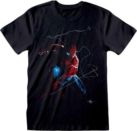 Marvel Comics Spider-Man T-Shirt Spidey Art Größe - Marvel: Spider-Man - Mercancía -  - 5055910369001 - 12 de julio de 2023
