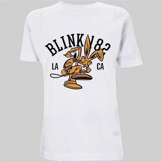 Cover for Blink-182 · Blink-182 Unisex T-Shirt: College Mascot (T-shirt) [size XL] [White - Unisex edition] (2023)