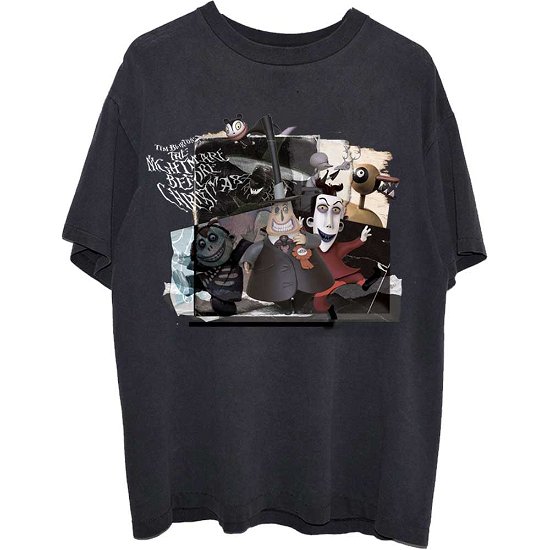 The Nightmare Before Christmas Unisex T-Shirt: Montage - Nightmare Before Christmas - The - Merchandise -  - 5056561038001 - 