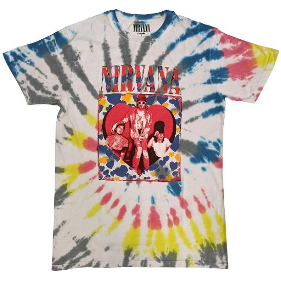 Nirvana Unisex T-Shirt: Heart (Wash Collection) - Nirvana - Merchandise -  - 5056561070001 - 
