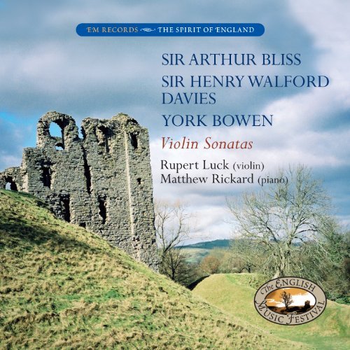 Cover for Luck / Richard / Bliss / Walford / Bowen · Violin Sonatas (CD) (2011)