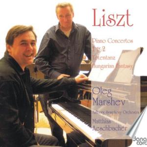 Cover for Liszt / Marshev · Works for Piano &amp; Orchestra (CD) (2006)