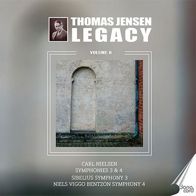 Carl Nielsen / Jean Sibelius / Niels Viggo Bentzon: Thomas Jensen Legacy. Vol. 6 - Danish Radio So / Jensen - Muziek - DANACORD - 5709499916001 - 7 januari 2022