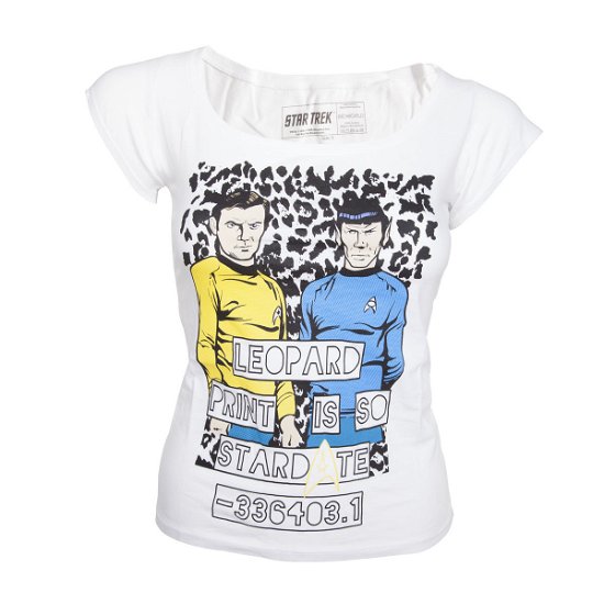 Cover for Star Trek · Star Trek: White Leopard Print (T-Shirt Donna Tg. S) (N/A)