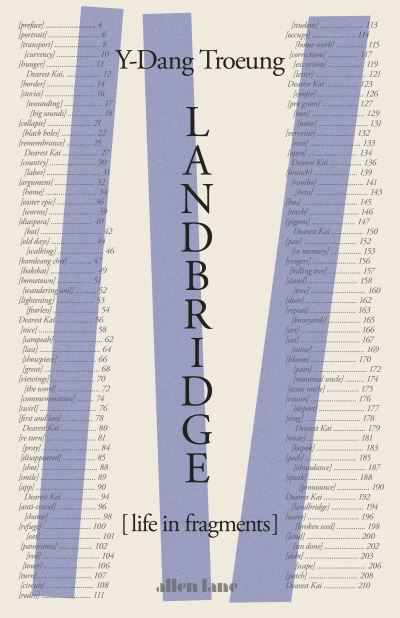 Cover for Y-Dang Troeung · Landbridge: Life in Fragments (Gebundenes Buch) (2023)