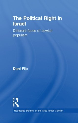 Cover for Filc MD, Dani (Ben-Gurion University, Israel) · The Political Right in Israel: Different Faces of Jewish Populism - Routledge Studies on the Arab-Israeli Conflict (Paperback Bog) [Reprint edition] (2013)