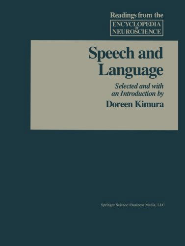 Cover for Adelman · Speech and Language - Readings from the Encyclopedia of Neuroscience (Paperback Book) [1989 edition] (1989)