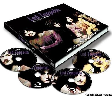 Cover for Led Zeppelin · Led Zeppelin You Shook Me (Hardback Book With 4 DvdS) (DVD) (2014)