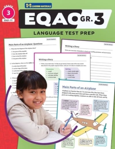 Cover for Ruth Solski · EQAO Grade 3 Language Test Prep Guide (Book) (2016)