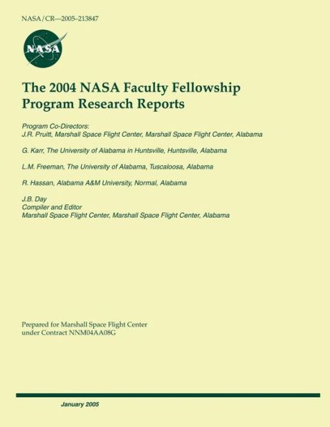 Cover for National Aeronautics and Space Administr · The 2004 Nasa Faculty Fellowship Program Research Reports (Paperback Book) (2014)