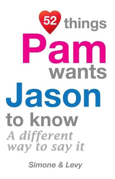 52 Things Pam Wants Jason To Know - Simone - Böcker - Createspace Independent Publishing Platf - 9781511962001 - 31 oktober 2014