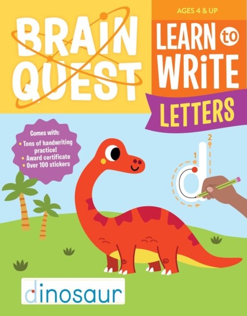 Cover for Workman Publishing · Brain Quest Learn to Write: Letters (Pocketbok) (2023)
