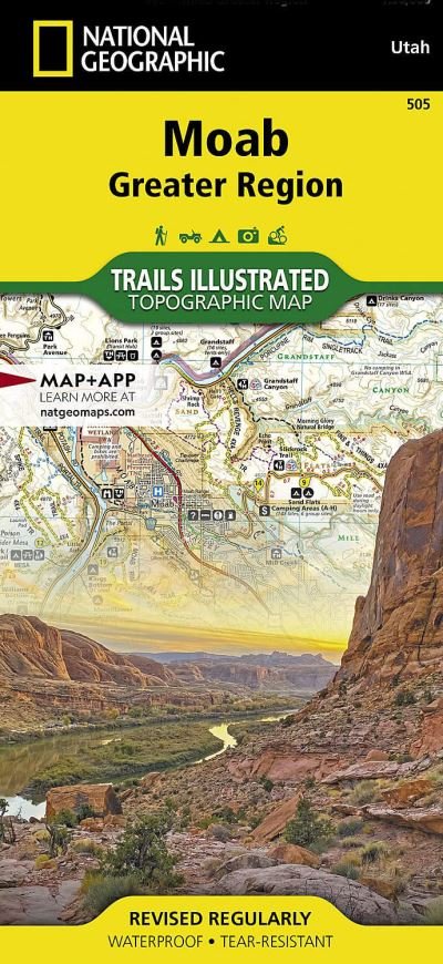 Moab Greater Region - National Geographic Maps - Books - National Geographic Maps - 9781566959001 - February 11, 2022