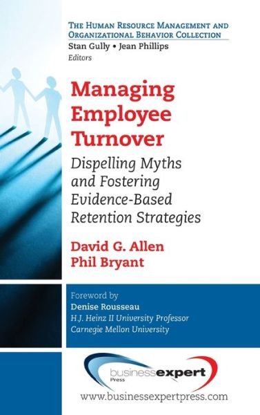 Cover for David Allen · Managing Employee Turnover (Bog) (2012)