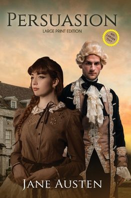 Cover for Jane Austen · Persuasion (Annotated, Large Print) (Paperback Book) (2021)