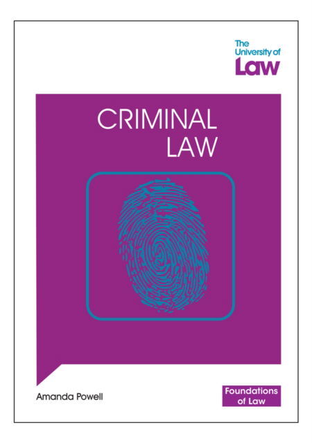 Cover for Amanda Powell · Foundations of Law - Criminal Law - Foundations of Law (Paperback Book) (2025)