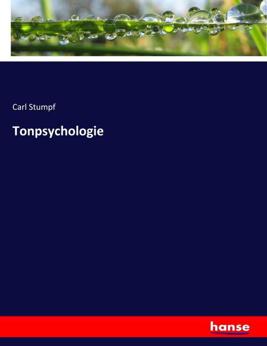 Cover for Stumpf · Tonpsychologie (Book) (2020)