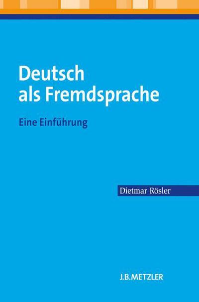 Cover for Rösler · Deutsch Als Fremdsprache (Book) [2-farbig edition] (2012)