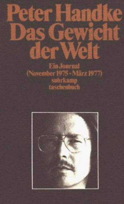 Cover for Peter Handke · Suhrk.Tb.0500 Handke.Gewicht d.Welt (Book)