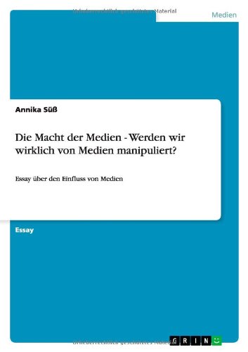 Cover for Süß · Die Macht der Medien - Werden wir w (Book) [German edition] (2011)