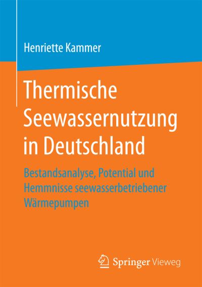 Cover for Kammer · Thermische Seewassernutzung in D (Bok) (2018)