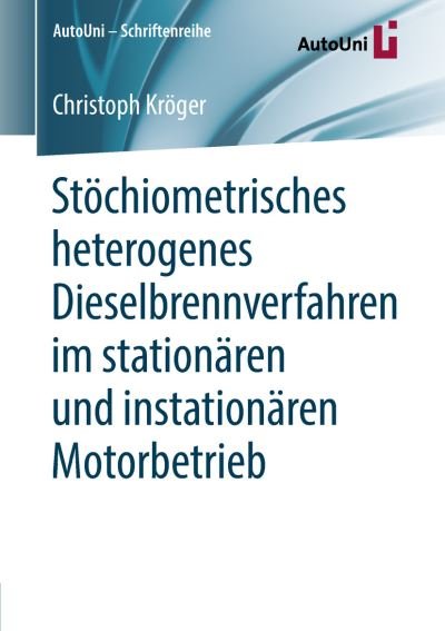 Cover for Kröger · Stöchiometrisches heterogenes Di (Book) (2018)