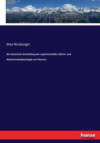 Cover for Neuburger · Die historische Entwicklung d (Book) (2017)