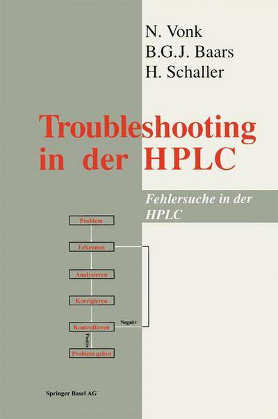 Cover for Vonk · Fehlersuche in Der HPLC - Troubleshooting in the HPLC (Paperback Book) (1990)