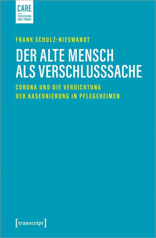 Cover for Schulz-Nieswandt · Der alte Mensch als Ve (Book)