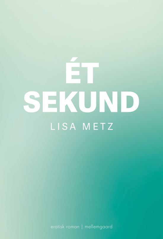 Cover for Lisa Metz · Ét sekund (Sewn Spine Book) [1. Painos] (2023)