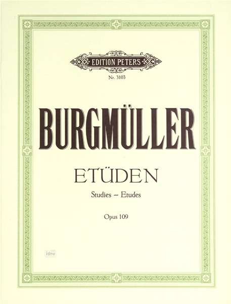 Cover for Burgmuller · 18 Characteristic Studies Op.109 (Sheet music) (2001)