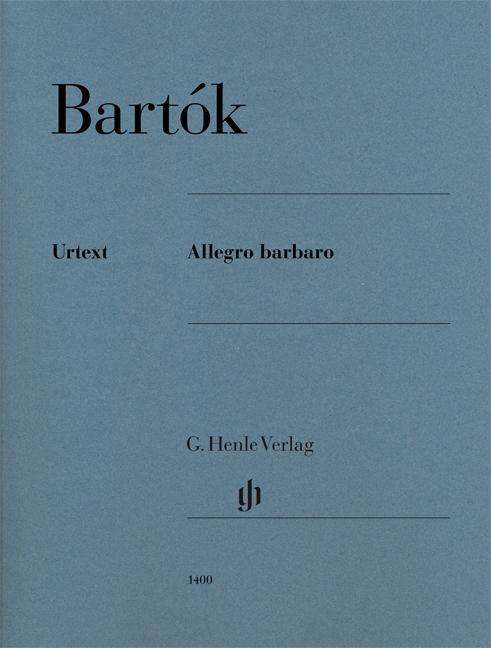 Cover for Bartók · Allegro barbaro, Klavier zu zwei (Bog) (2018)