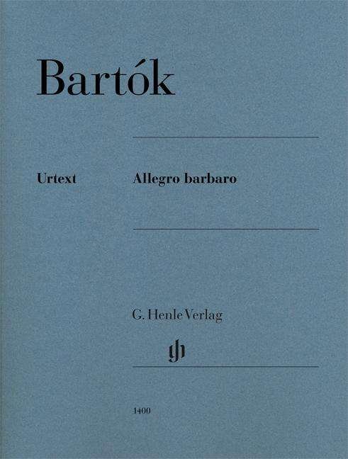 Cover for Bartók · Allegro barbaro, Klavier zu zwei (Bok) (2018)