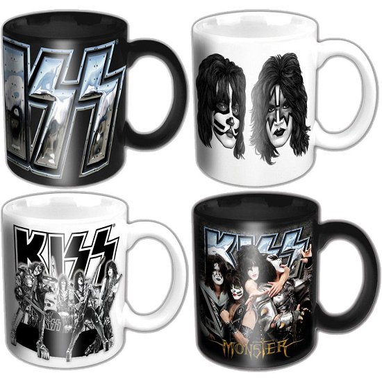 Cover for Kiss · KISS 4 Piece Mini Mug Set: Mixed Designs (Individually Boxed) (Krus)