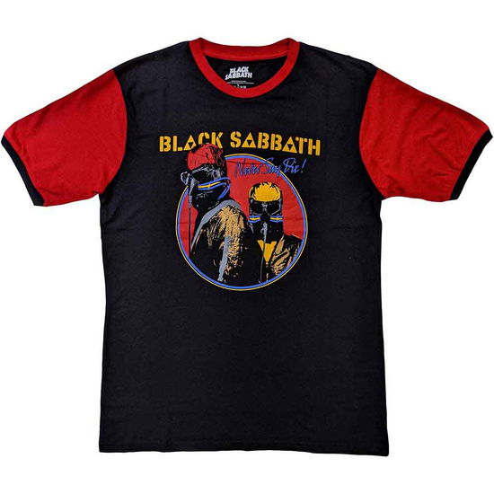 Cover for Black Sabbath · Black Sabbath Unisex Ringer T-Shirt: Never Say Die (Black &amp; Orange) (CLOTHES)